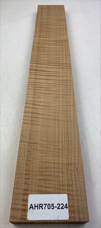 Neck Sycamore / European Maple, curly, "Caramel" - Unique Piece #224